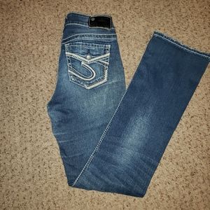 Silver Suki Mid Slim Boot Jeans